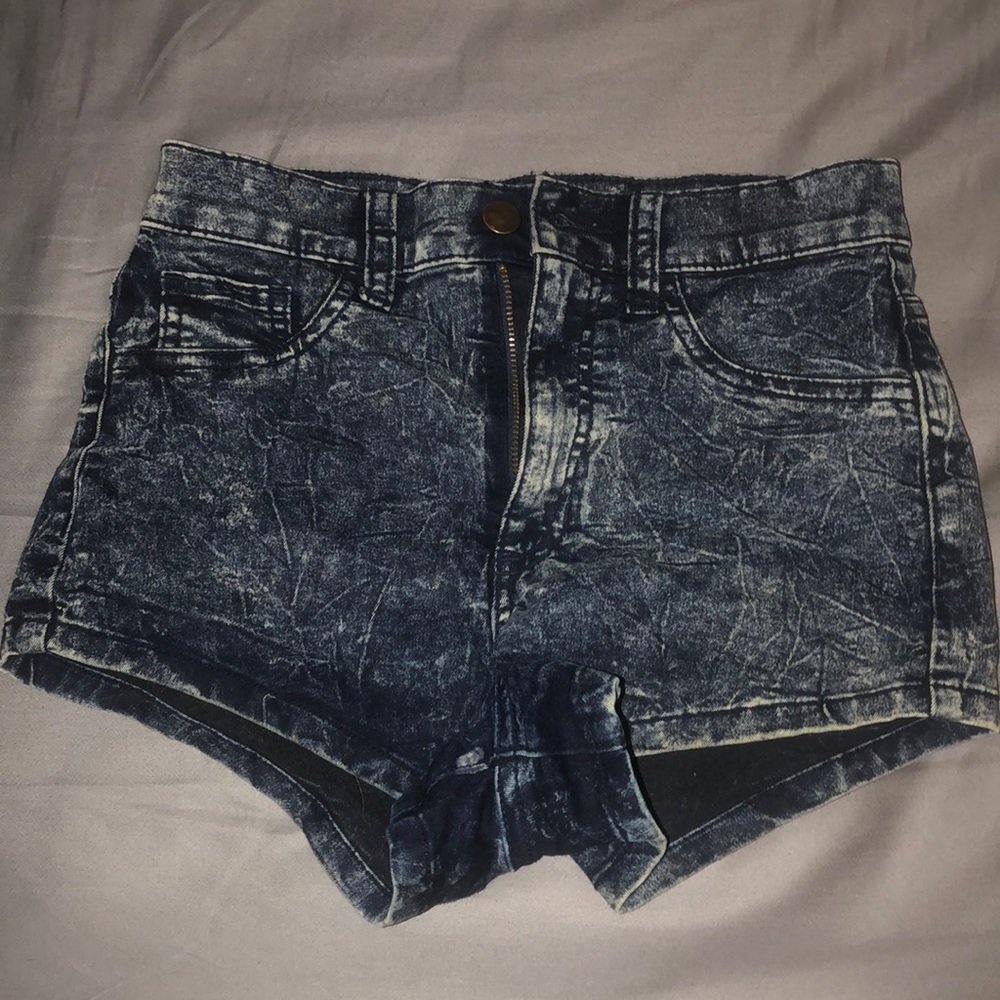 Forever 21 Faux Denim Shorts